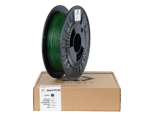 Filament 3DPower Elasti TPU 90 1.75mm Green 0.5kg