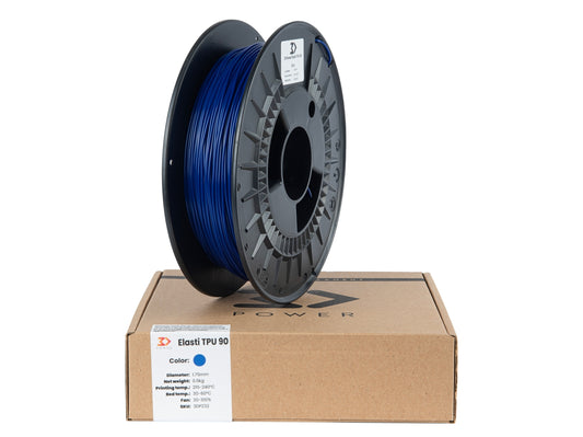 Filament 3DPower Elasti TPU 90 1.75mm Dark Blue 0.5kg