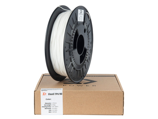 Filament 3DPower Elasti TPU 90 1.75mm White 0.5kg